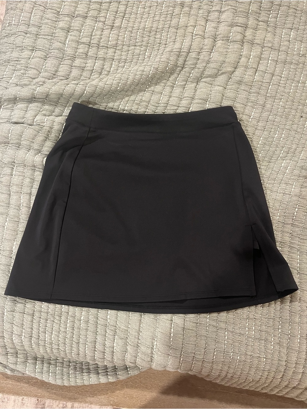 Reformation Black Ecomove skort with Side Slit